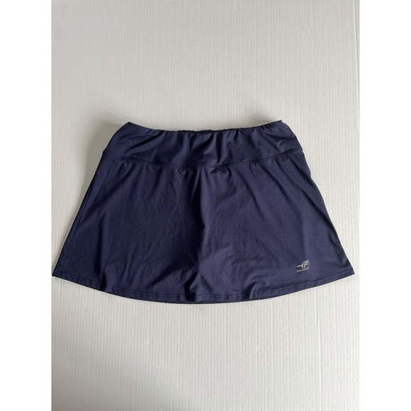 FILA Navy Stretch Pickleball Flounce Skort Skirt Shorts Sports, Size M - Picture 3 of 9